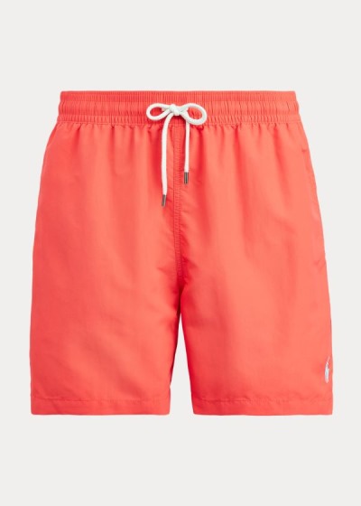 Short de Baño Polo Ralph Lauren Hombre Rojos - Traveler - UKZLC1423